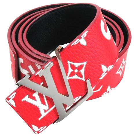 ceinture lv rouge|ceinture louis vuitton.